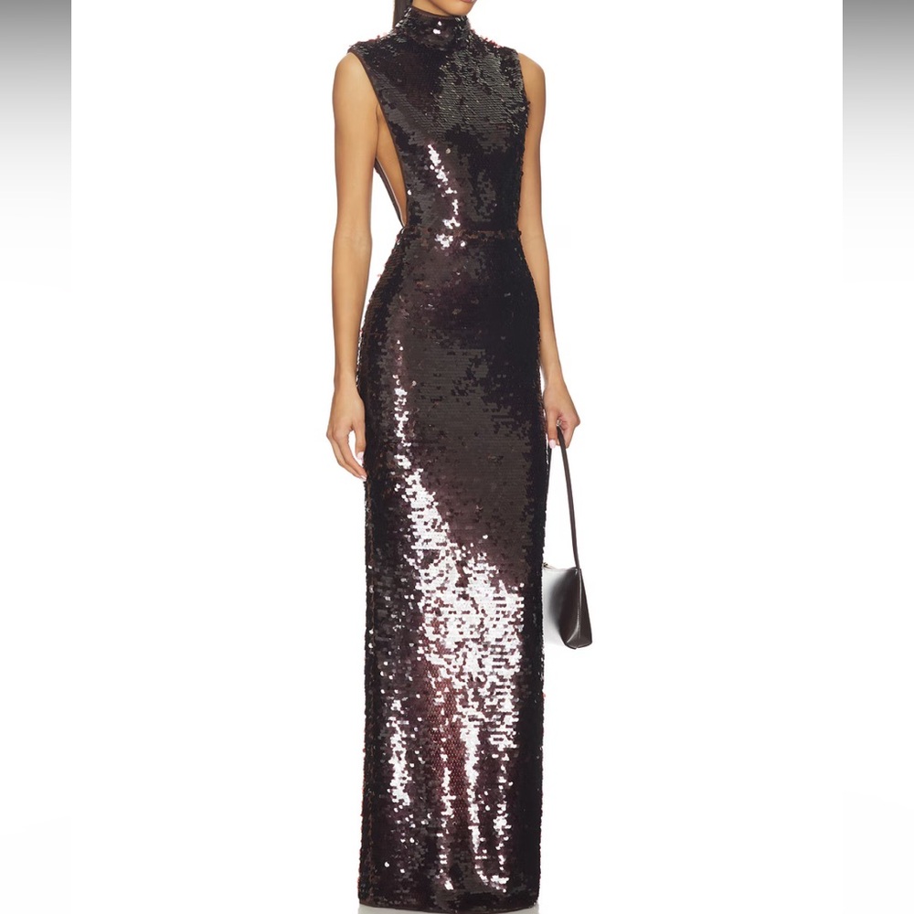 Sequin Evening Gown - Elegant Long Dress